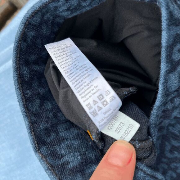 Spanx Leopard Print Denim Leggings M Shaping - Picture 6 of 7